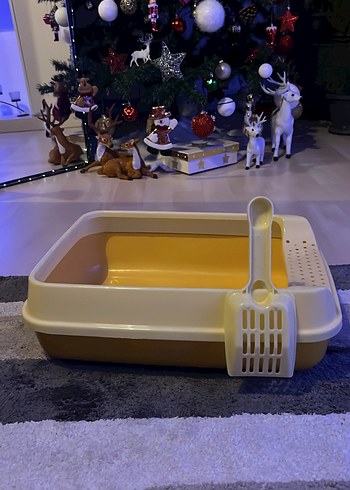 Elekli çerçeveli kürekli kedi tuvaleti - Görsel 3