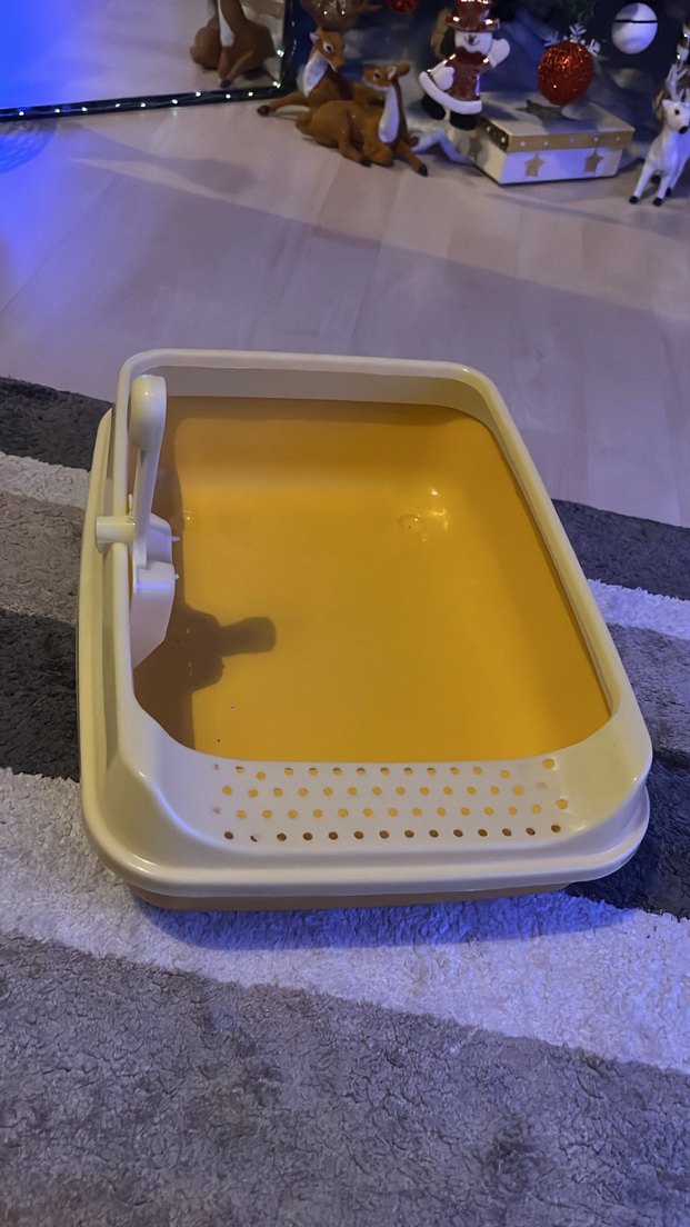 Elekli çerçeveli kürekli kedi tuvaleti - Görsel 2