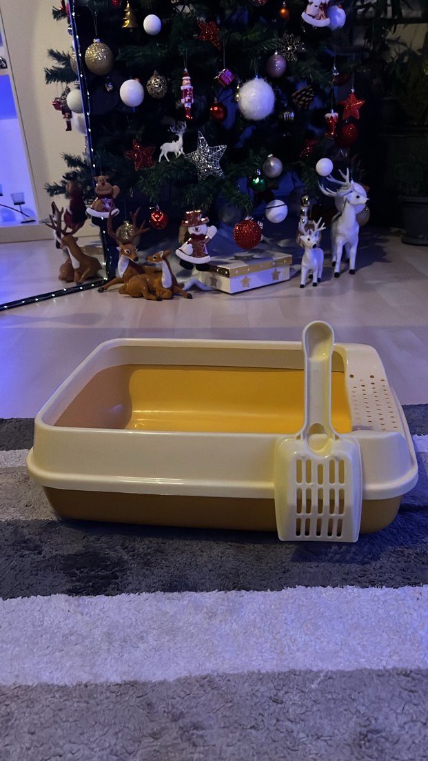 Elekli çerçeveli kürekli kedi tuvaleti - Görsel 3