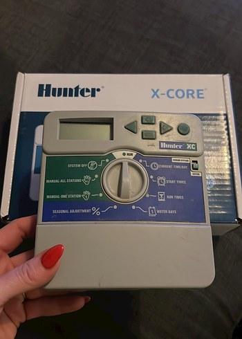 HUNTER X-CORE 6 İSTASYONLU SULAMA ZAMANLAYICI - Görsel 2