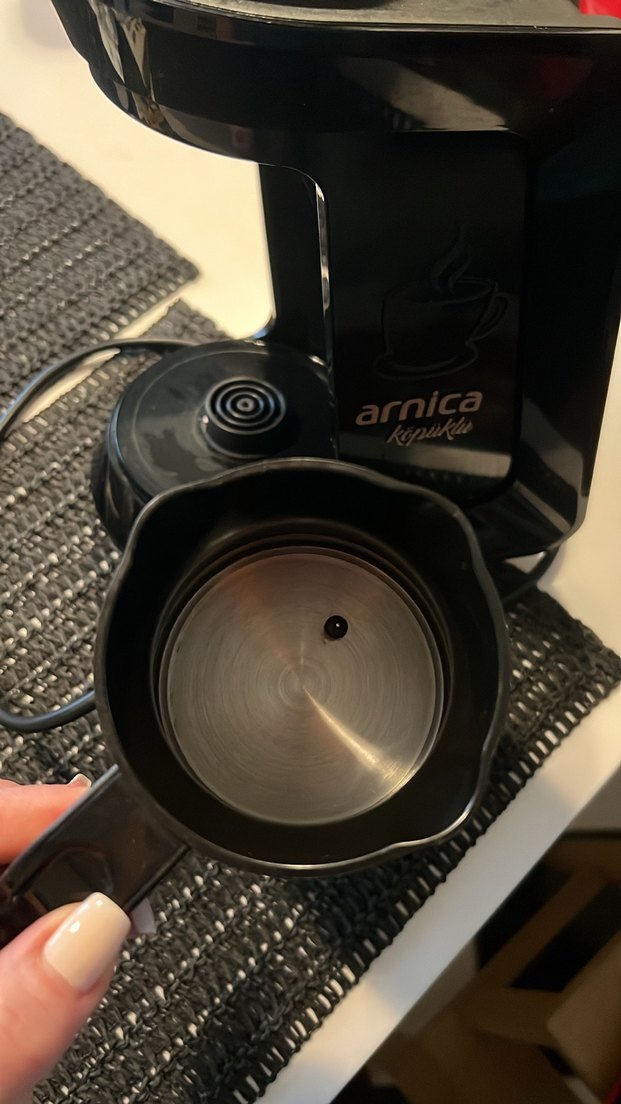 Arnica Siyah Türk Kahve Makinesi - Görsel 2