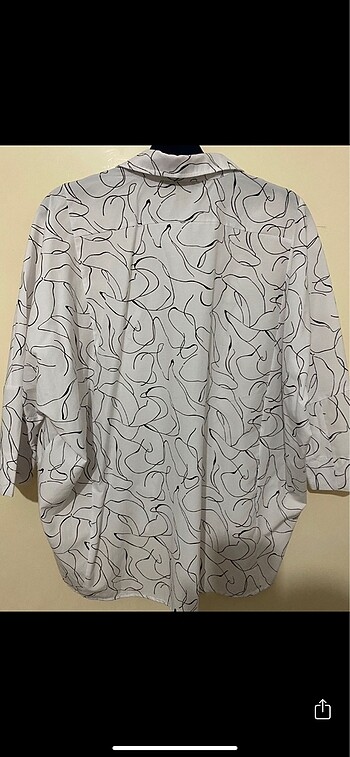 Quzu Quzu kadın oversize gömlek