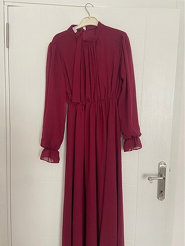 Bordo elbise