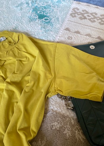 Suud Collection Sarı Salaş Kadın Bluzu