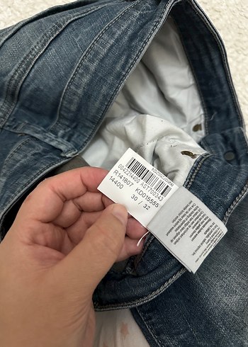 30 Beden mavi Renk Mavi jeans Gri Mavi Erkek Denim Pantolon 30/32