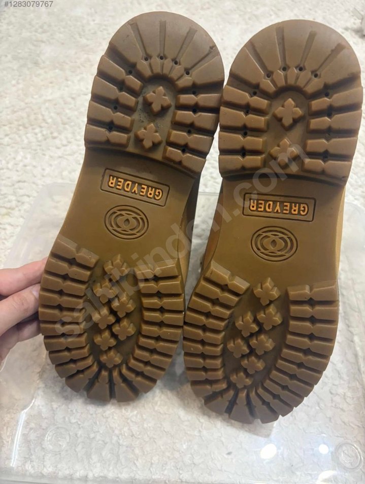 Greyder erkek Kahverengi Süet  Bot - Görsel 2