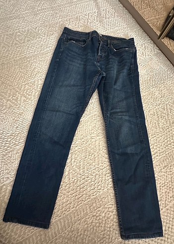 Erkek Lacivert Denim  Kot Pantolon - Görsel 2