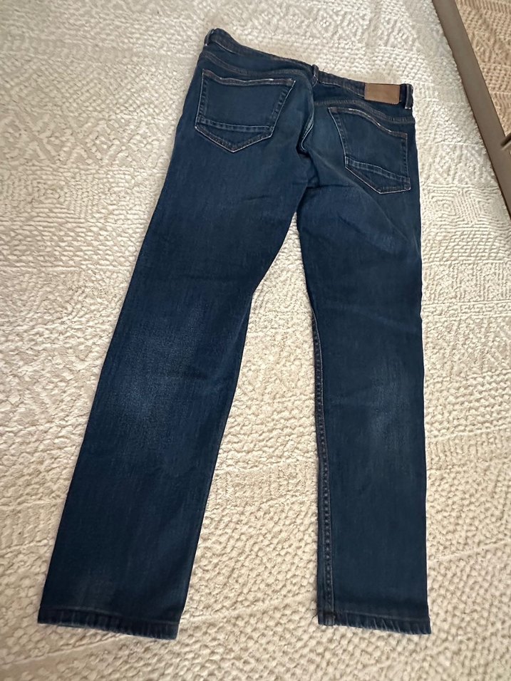 Erkek Lacivert Denim  Kot Pantolon - Görsel 3