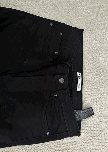 Siyah Kuşaklı Erkek Denim Pantolon - Görsel 4