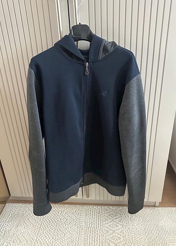 Gri Regular Fit Fermuarlı Erkek Ceket - Görsel 5