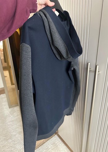 Gri Regular Fit Fermuarlı Erkek Ceket - Görsel 6