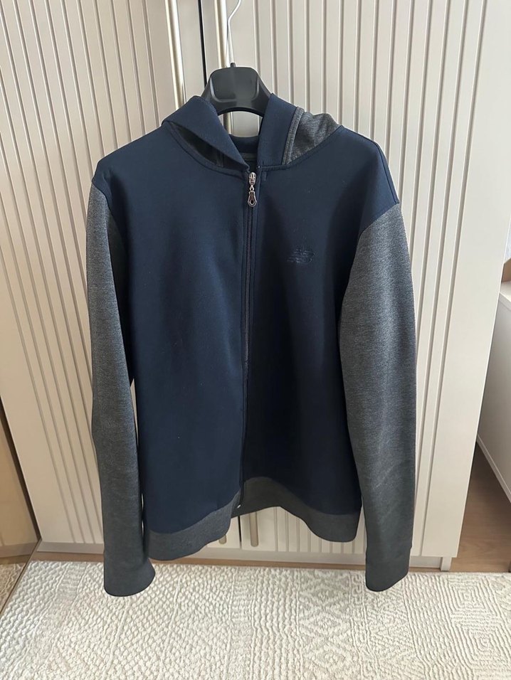 Gri Regular Fit Fermuarlı Erkek Ceket - Görsel 5