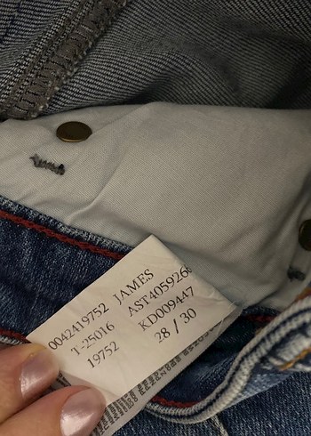 Erkek Gri Mavi Denim Günlük Jean - Görsel 8