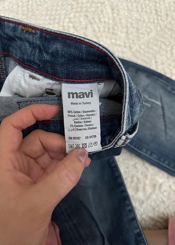 Erkek Gri Mavi Denim Günlük Jean - Görsel 6