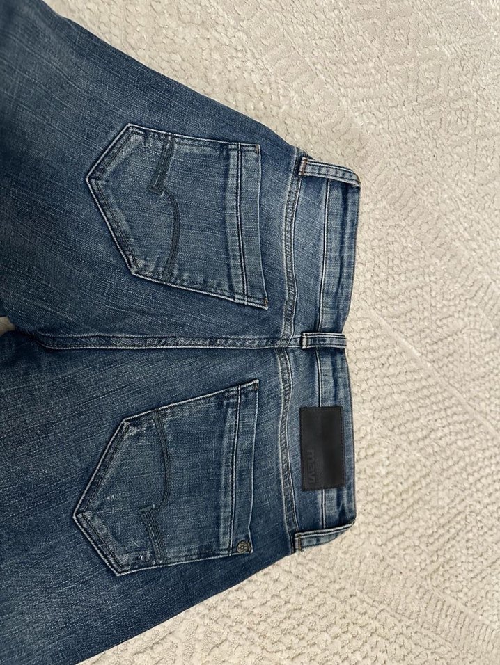 Erkek Gri Mavi Denim Günlük Jean - Görsel 5