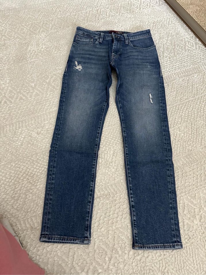 Erkek Mavi Regular Fit Denim Jean - Görsel 2