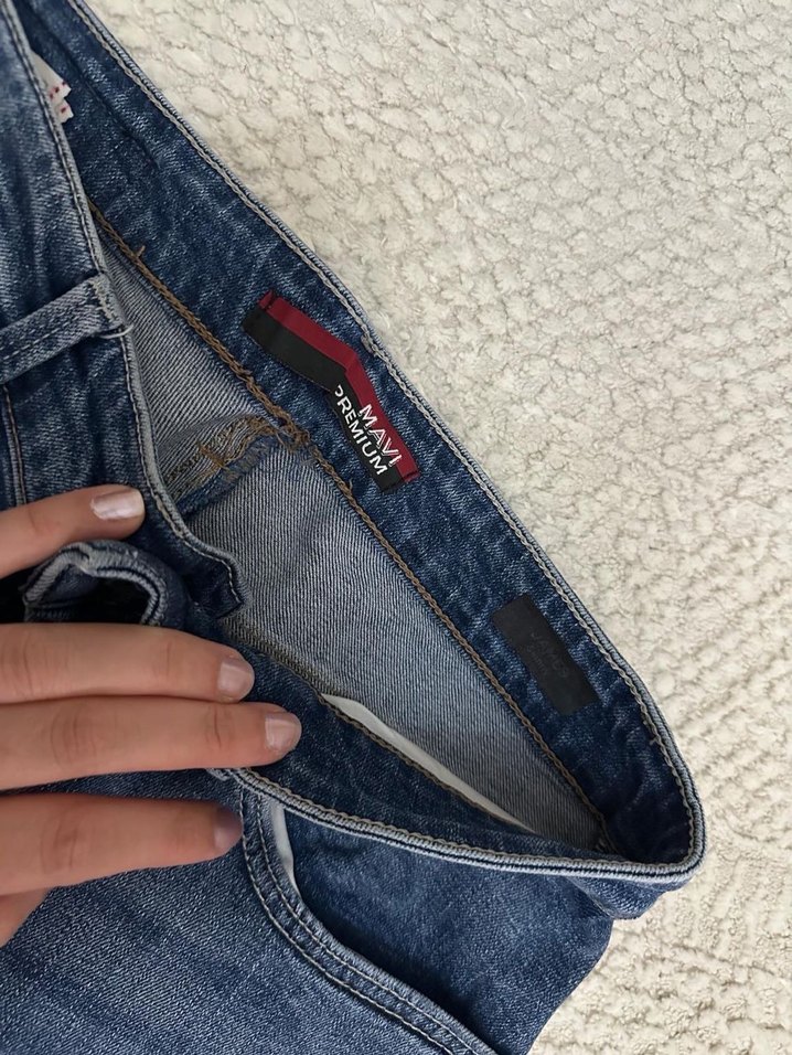 Erkek Mavi Regular Fit Denim Jean - Görsel 5