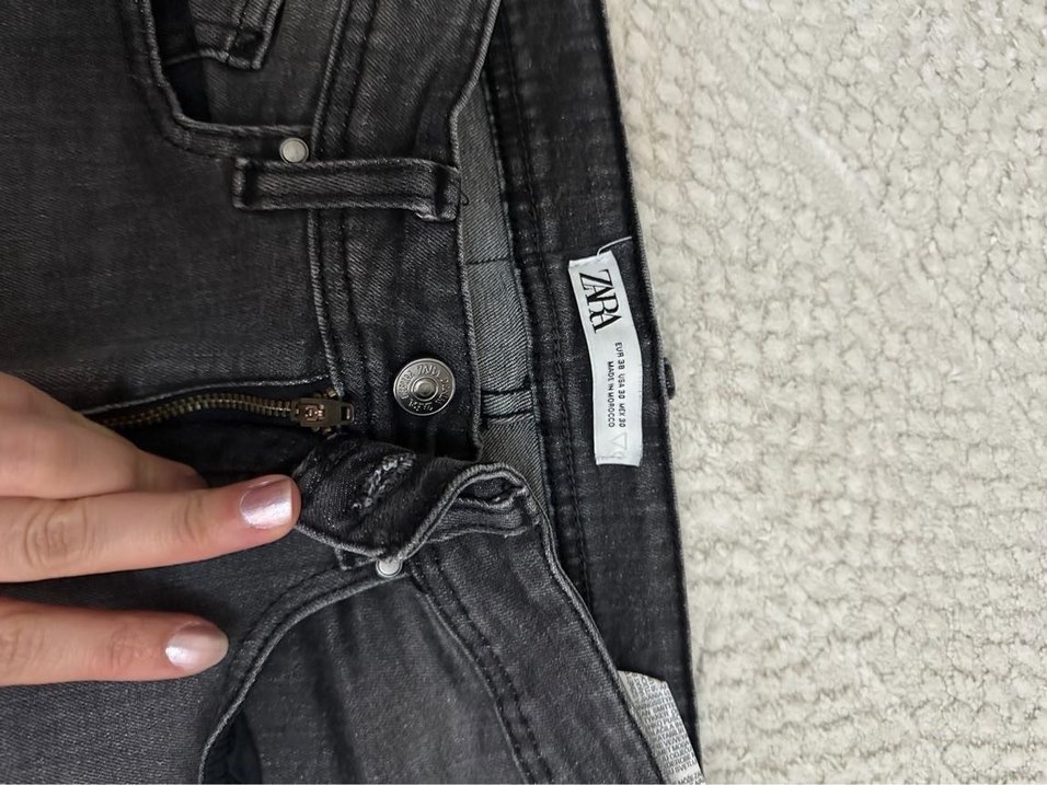 Gri Denim erkek Normal Kesim Jean - Görsel 5