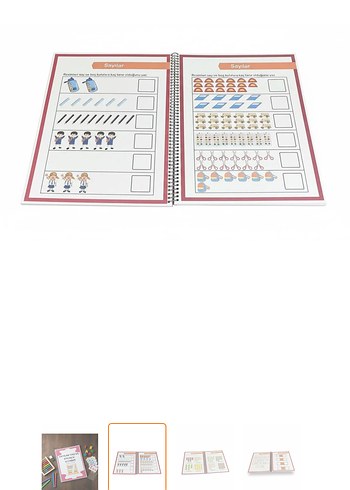 Sayılar Yaz-Sil Kavram Çalışmaları Kitabı - Görsel 2