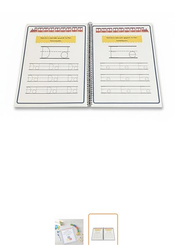 Alfabeyi Öğreniyorum Yaz-Sil Etkinlik Kitabı - Görsel 2