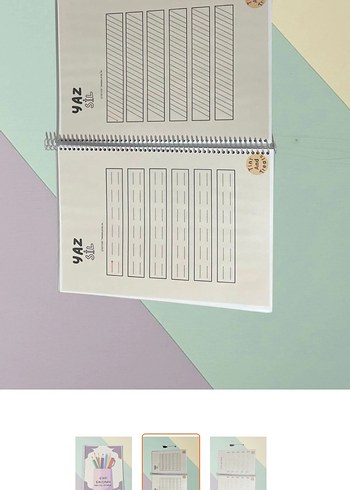 Yaz-Sil Çizgi Çalışması Kitabı - Görsel 2