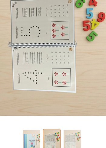 Sayılar Yaz-Sil Kitabım - Görsel 2