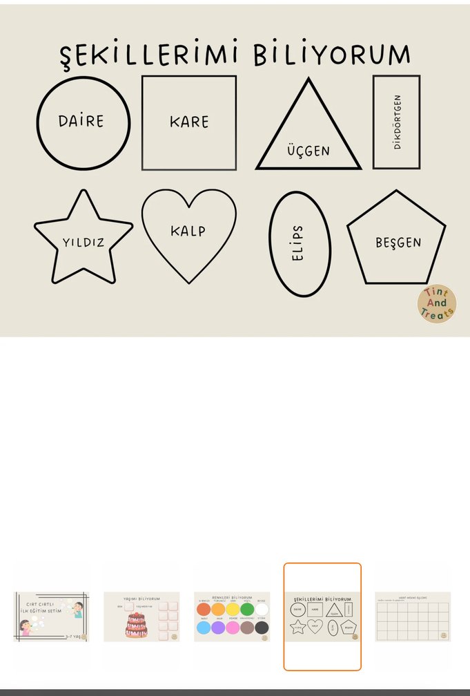 Cırt Cırtlı İlk Eğitim Seti - Görsel 4