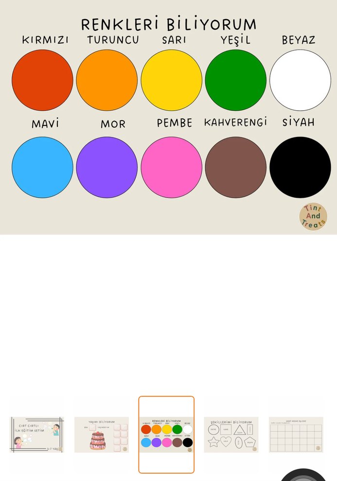 Cırt Cırtlı İlk Eğitim Seti - Görsel 3