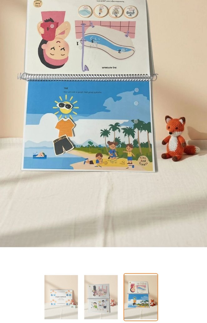 Küçük Adımlar Cırt Cırtlı Etkinlik Kitabı - Görsel 3