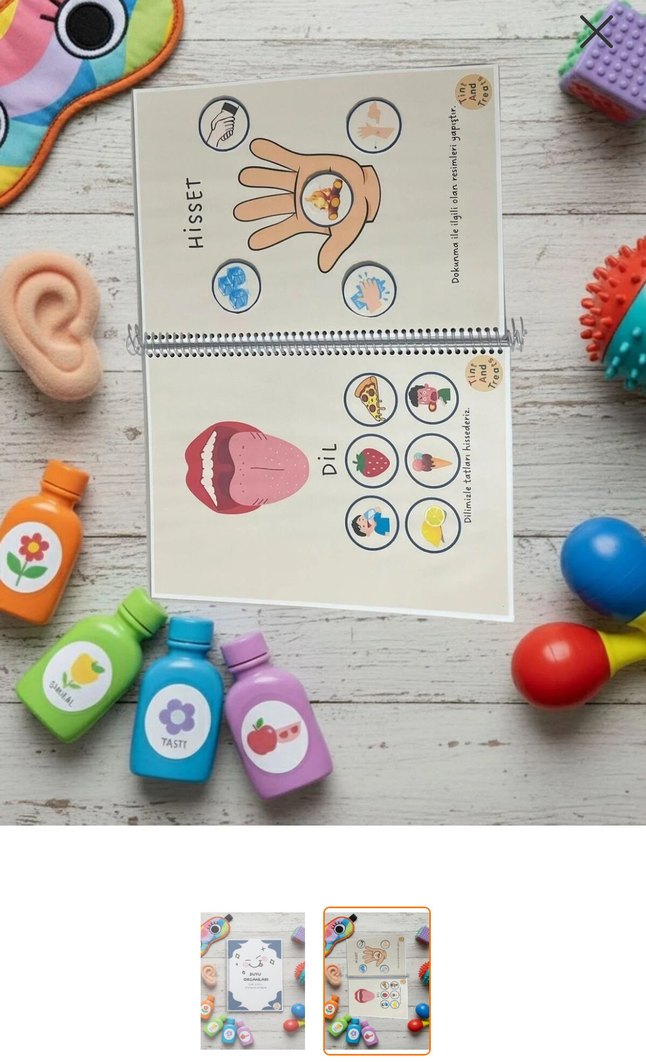 Duyu Organları Etkinlik Kitabı - Cırt Cırtlı - Görsel 2