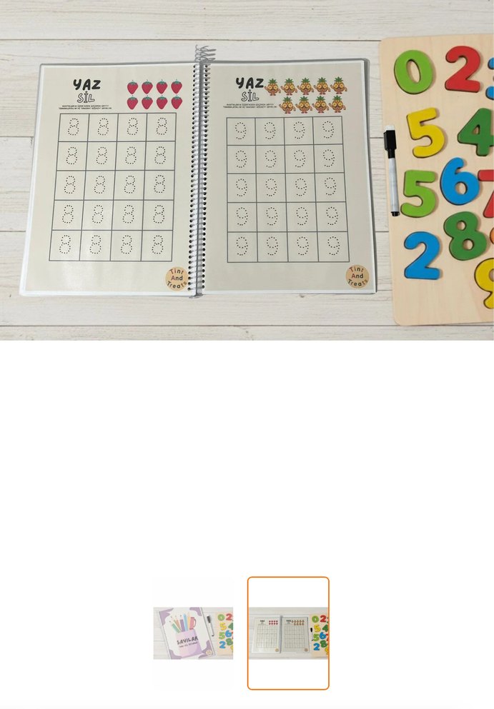 Sayılar Yaz-Sil Kitabı - Görsel 2