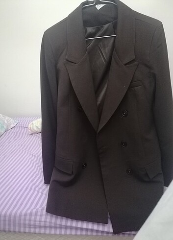 s Beden Acıkahve blazer ceket 