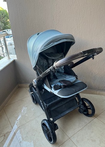 Kanz x-Go Yeşil Bebek Arabası - Anakucağı ile - Görsel 9