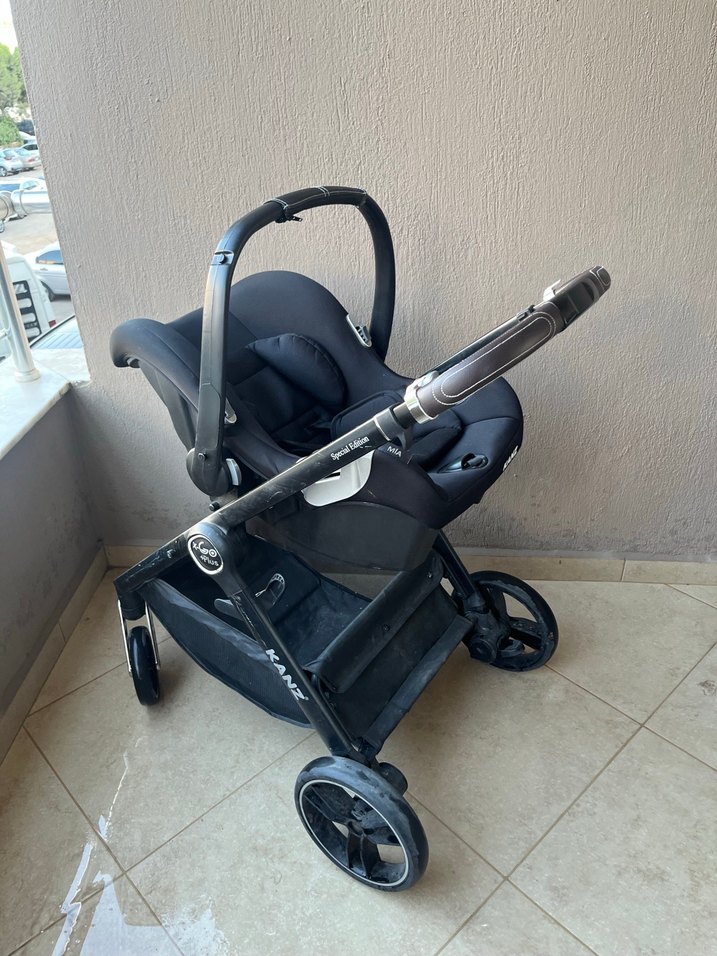 Kanz x-Go Yeşil Bebek Arabası - Anakucağı ile - Görsel 2