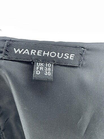 38 Beden siyah Renk Warehouse Kısa Elbise %70 İndirimli.
