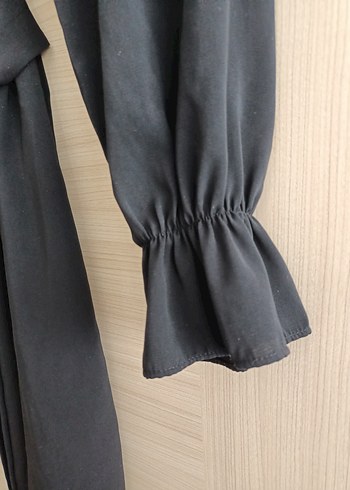 40 Beden Siyah Uzun Kollu Minimalist Tunik