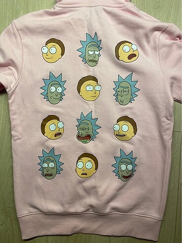 s Beden h&m rick and morty sweatshirt