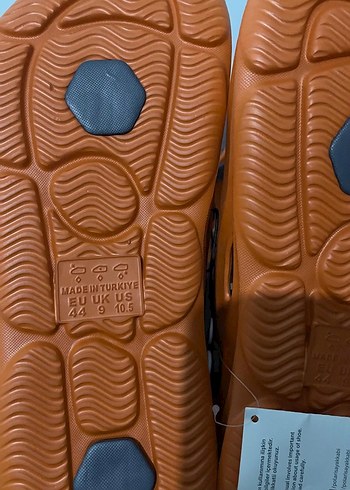 Tokalı Turuncu İçi Antresit Erkek Terlik - Görsel 5