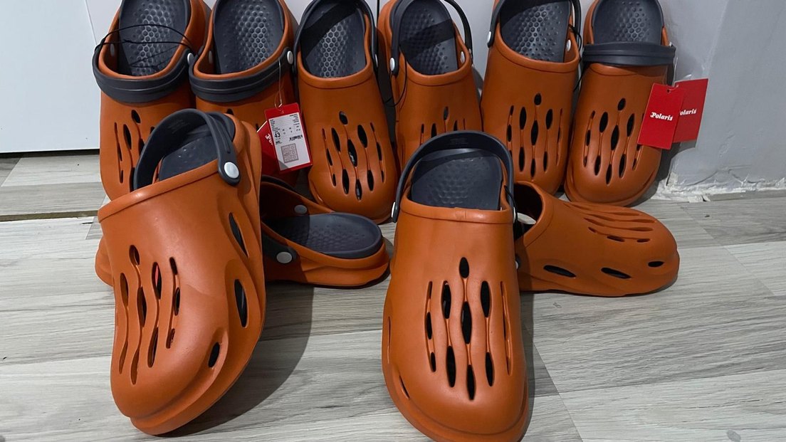 Tokalı Turuncu İçi Antresit Erkek Terlik - Görsel 3