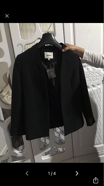 s Beden Koton blazer ceket