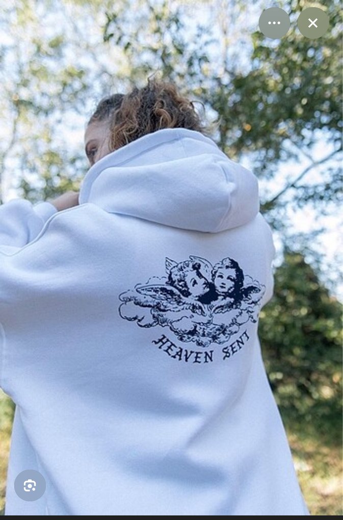 Beyaz Kapüşonlu Fermuarlı Sweatshirt - Görsel 2