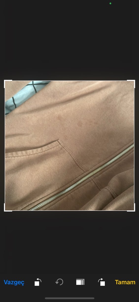 Kadın Kahverengi Fermuarlı Sweatshirt - Görsel 4