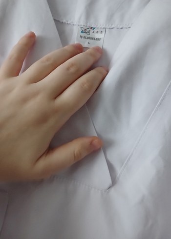 Beyaz scrubs - Görsel 5