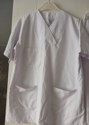 Beyaz scrubs - Görsel 6