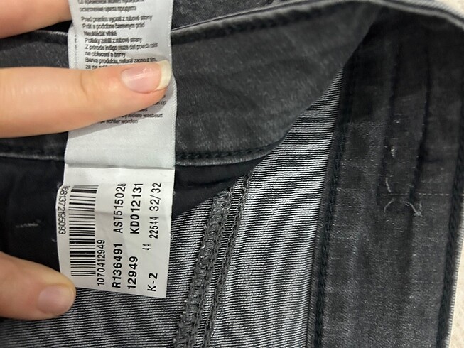 32 Beden siyah Renk Jeans pantolon