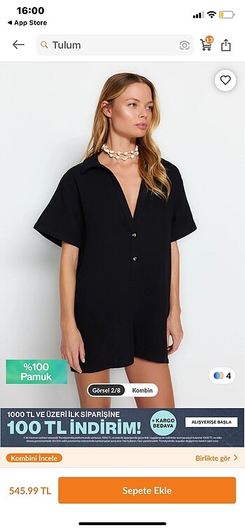 Trendyol & Milla Rahat tulum