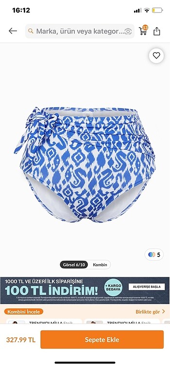 Trendyol & Milla Bikini altı
