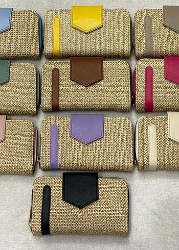 Nakışlı Fermuarlı Kadın Clutch Cüzdan - Görsel 3