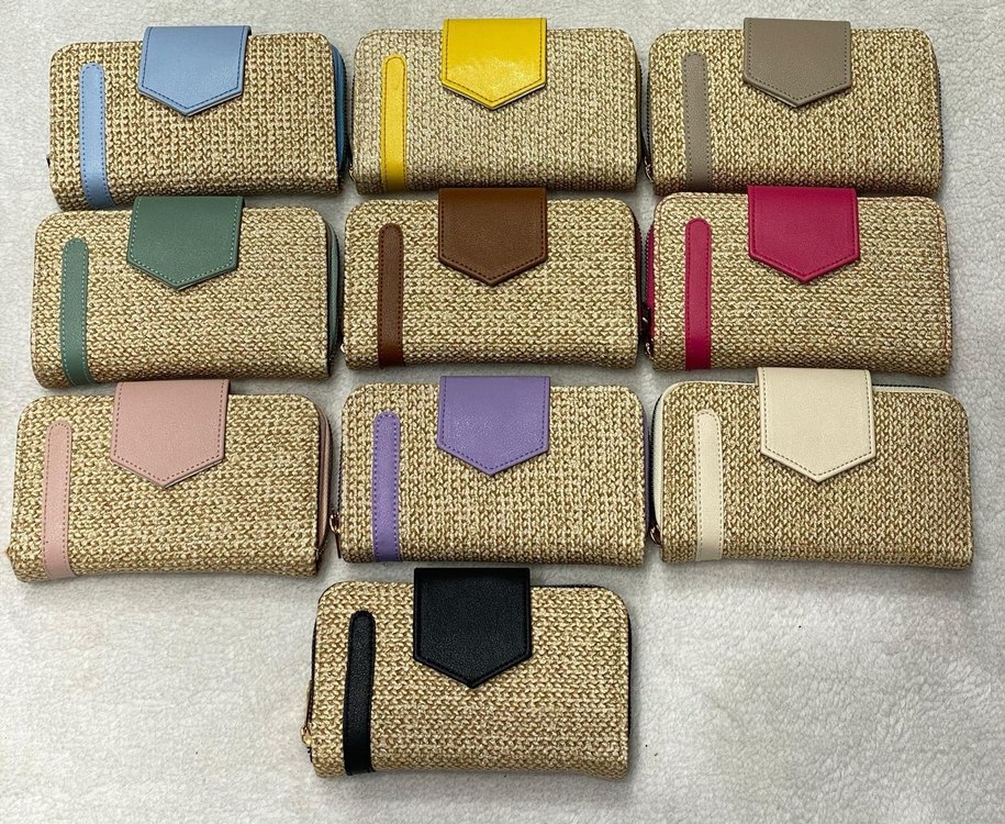 Nakışlı Fermuarlı Kadın Clutch Cüzdan - Görsel 3