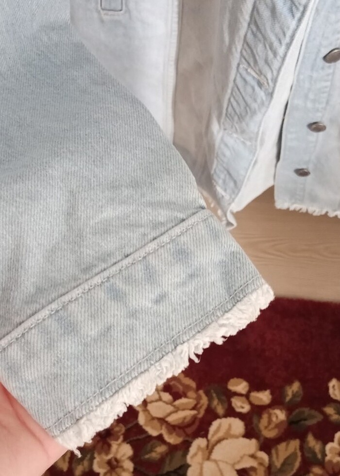 tesettür kot ceket - Görsel 2